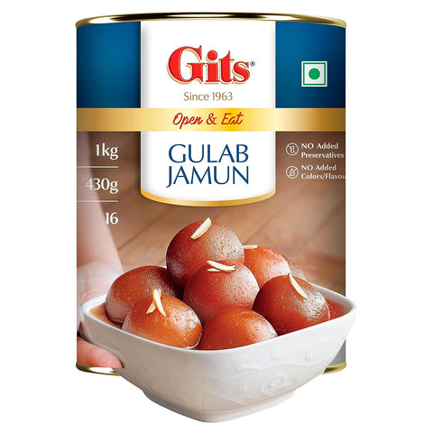 Gits Gulab Jamun (Tin) - 1 Kg