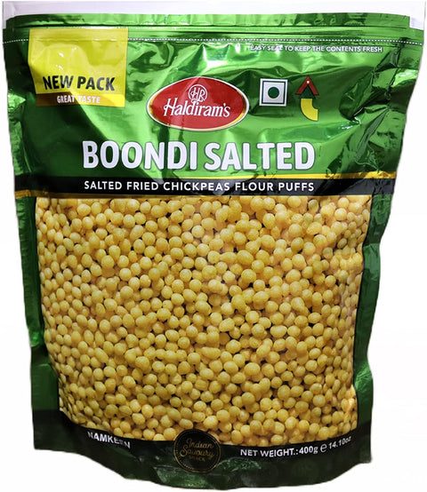 Haldiram Boondi Plain (Salted) - 400 gm