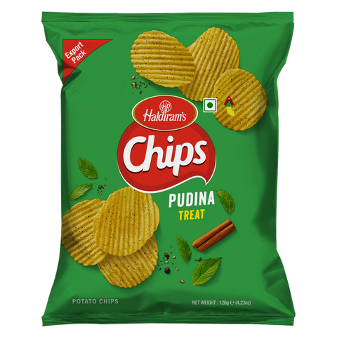 Haldiram Pudina Treat Chips - 120gm