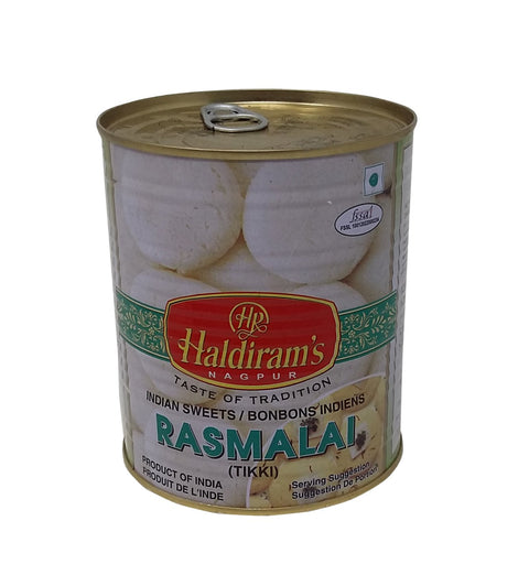 Haldiram Rasmalai - 1 KG - TIN