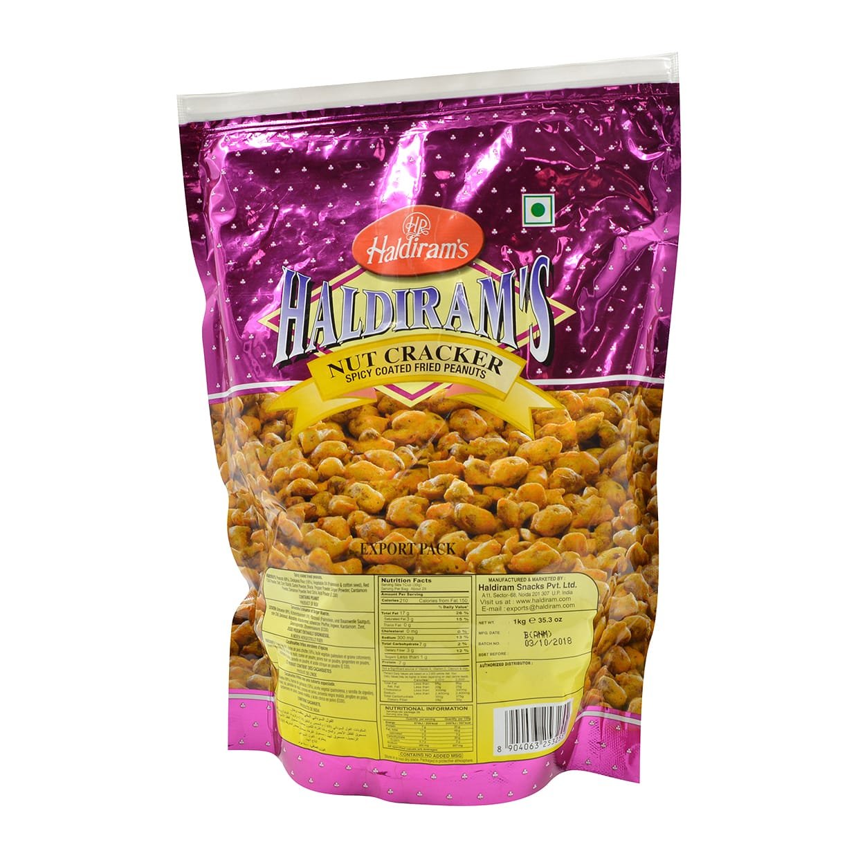 Buy Haldiram Spicy Coated Fried Cracker - 1kg Online in USA – buniyaa.com