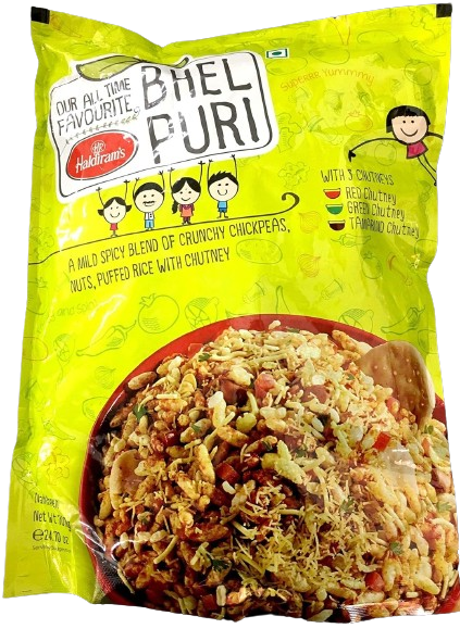 Haldiram Bhel Puri with Chutneys