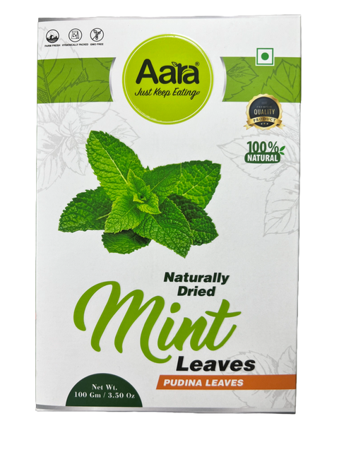 Aara Dried Mint (Pudina) Leaves 100gm (3.5oz)