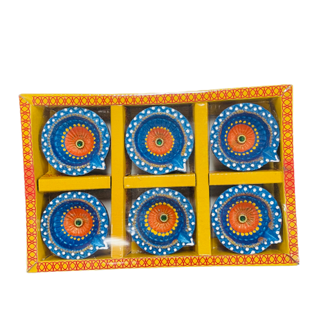 Decorative Diyas-pack of 6 (C138)