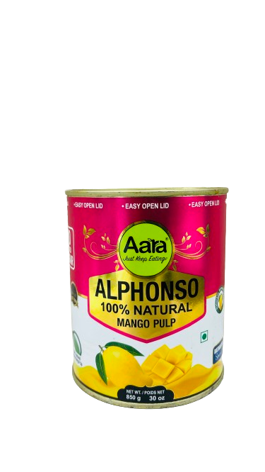 Aara Alphonso Mango Pulp 100% Natural ( No Added Sugar)