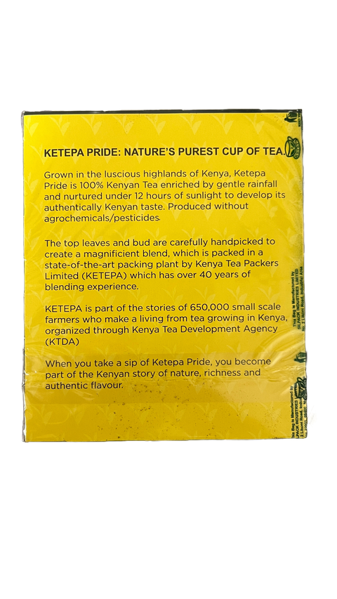Ketepa Pride Kenya Tea Bags - 100 Ct
