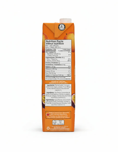 Rubicon Mango Passion Fruit ( No Sugar Added) - 1 Ltr