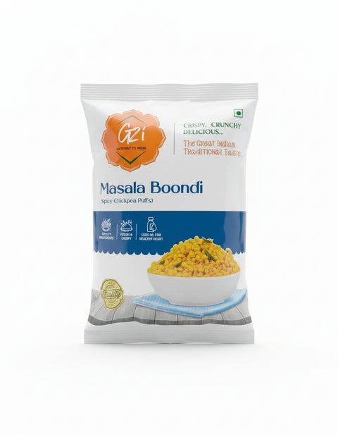 G2i Masala Boondi 14 OZ (400 GM) | Gateway 2 India | Crispy | Crunchy | Delicious