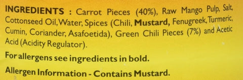 Mother's Recipe Carrot Chili Pickle - 500 G