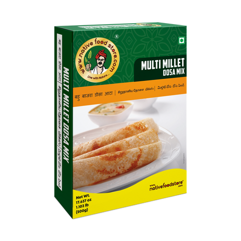 NativeFoodStore Multi Millet Dosa Mix 500g