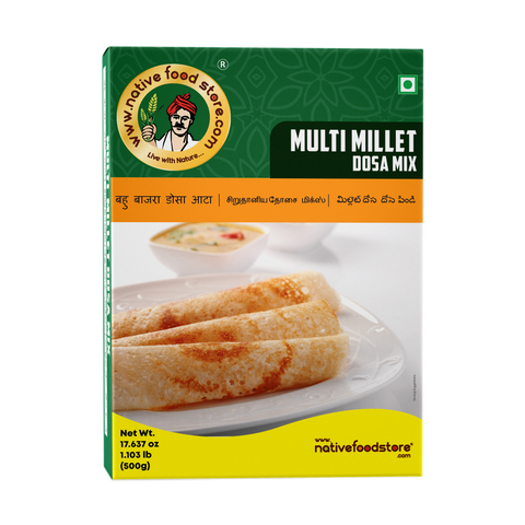 NativeFoodStore Multi Millet Dosa Mix 500g