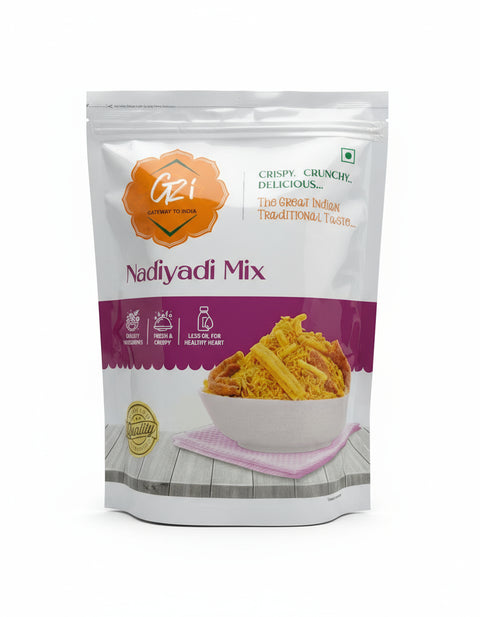 G2i Nadiyadi Mix 14 OZ (400 GM) | Gateway 2 India | Crispy | Crunchy | Delicious