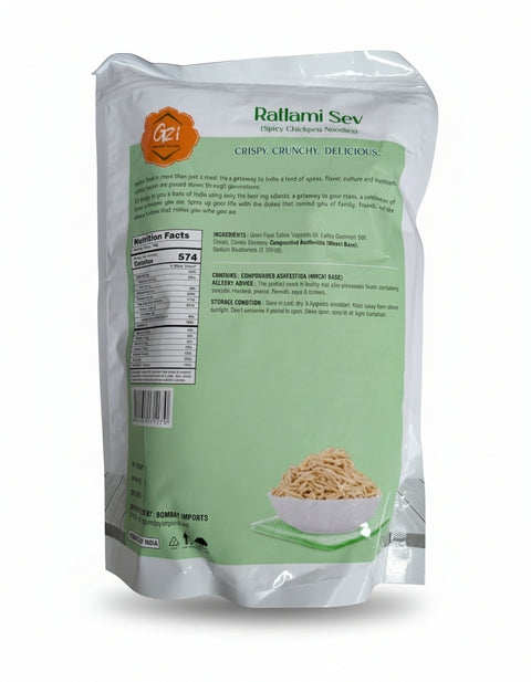 G2i Ratlami Sev 14 OZ (400 GM) | Gateway 2 India | Crispy | Crunchy | Delicious