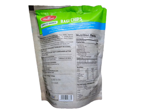 Haldiram's Ragi (finger millet) Chips 100g(3.5oz)