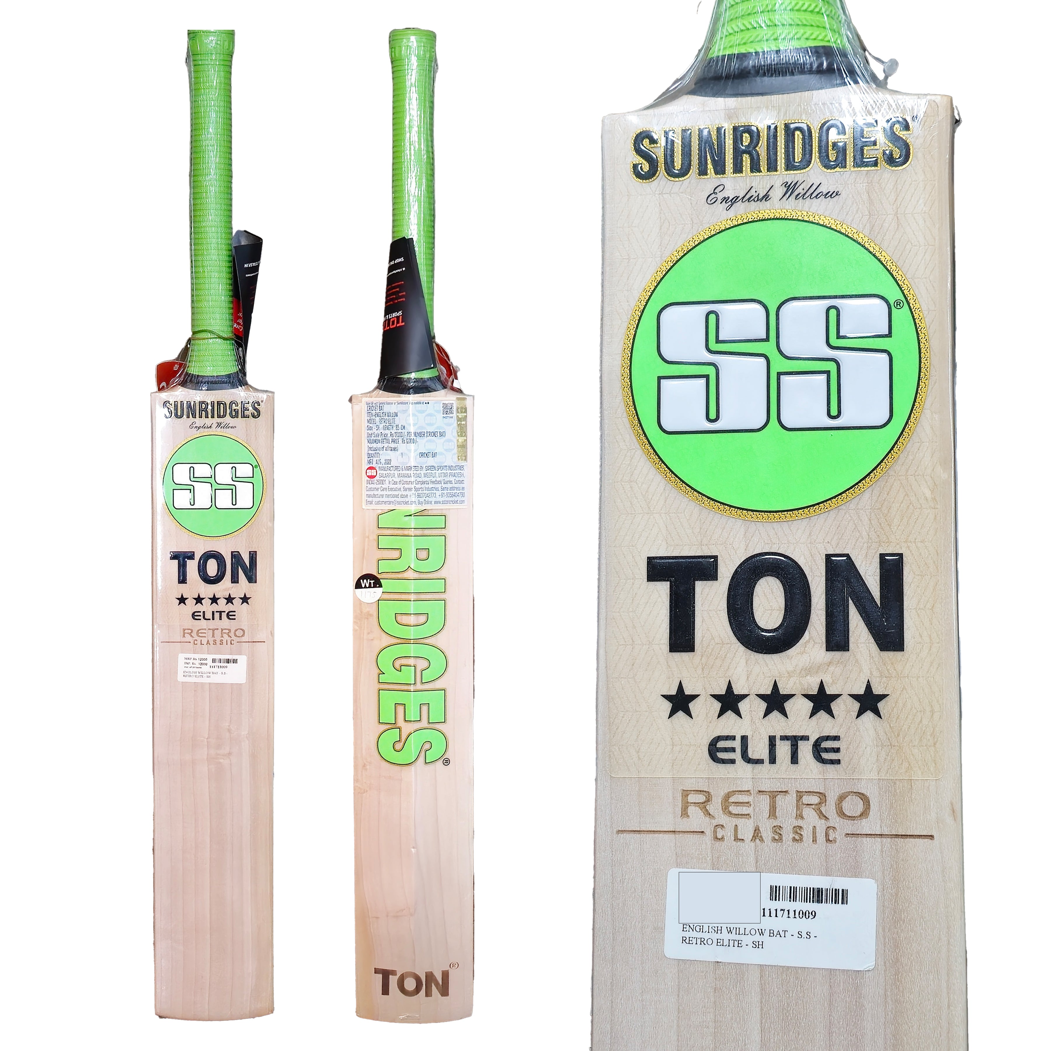 SS TON Elite Retro Classic Cricket Bat – buniyaa.com