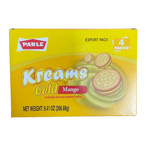 Parle Kreams Gold Mango-266g (4 packs)
