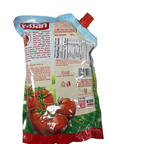 Kissan No Onion No Garlic Tomato Sauce-900gm