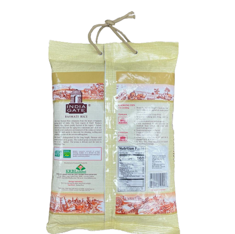 India Gate Basmati Rice - 10 LB (Jute Design Bag)