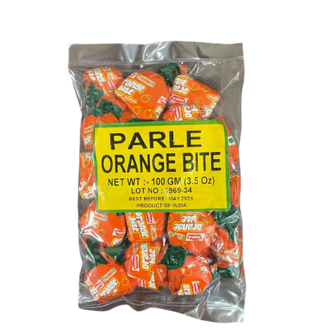 Parle Orange Bite Candy-100GM(3.5 oz)