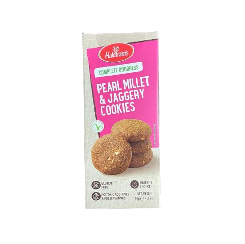 Haldiram Pearl Millet & Jaggery Cookies-120g