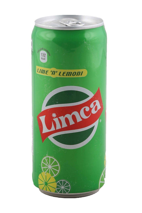 Limca Lemon-Lime Flavored Soft Drink – 300ml Can (Pack of 6) | Refreshing Indian Beverage