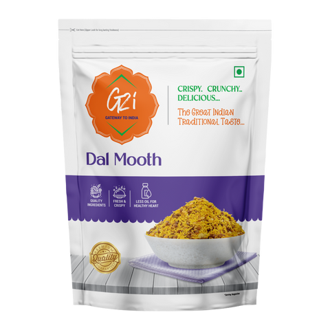 G2I Dal Mooth 400g – Crispy Lentil & Sev Mix, Traditional Indian Namkeen Snack