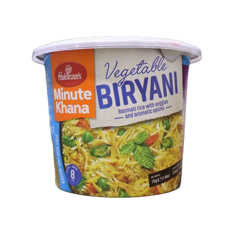 Haldiram's Vegetable Biryani - 70gm Cup (just Add Water)
