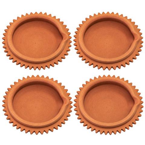 Extra Big Chakri Diya 4pc