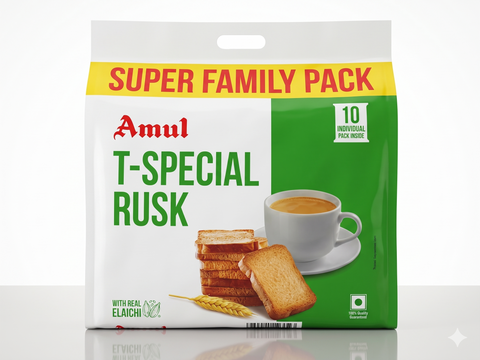 Amul T-Special Rusk – Super Family Pack (700g)