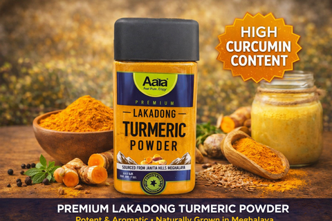 Aara Premium Lakadong Turmeric Powder - 7oz (200Gms)