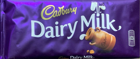 Cadbury Dairy Milk Milk Chocolate Bar – 110 g (3.88 oz) Each | 3 Pack Bundle