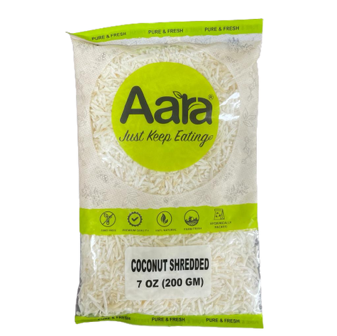 Aara Shredded Coconut Premium Indian Cooking and Baking Ingredient