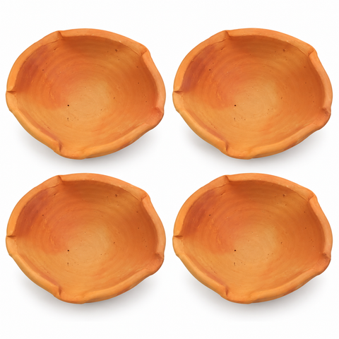 Extra Big Panch Mukhi Diya 4pcs/tray R2