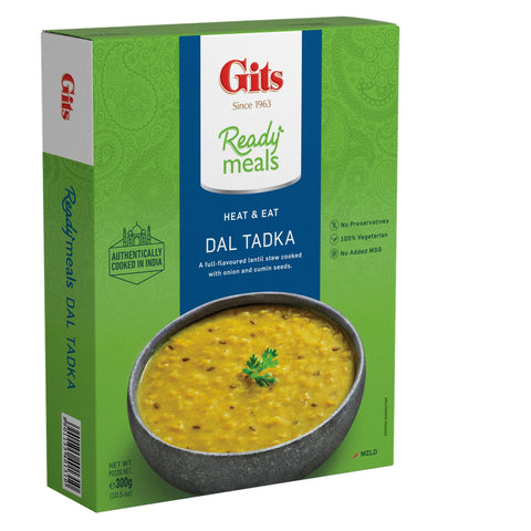 Gits Dal Tadka, Ready to Eat Indian Lentil Curry, 10.5 oz (300g)