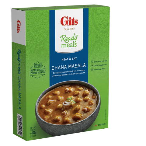 Gits Chana Masala (Heat & Eat) - 10.5 Oz (300 Gm)