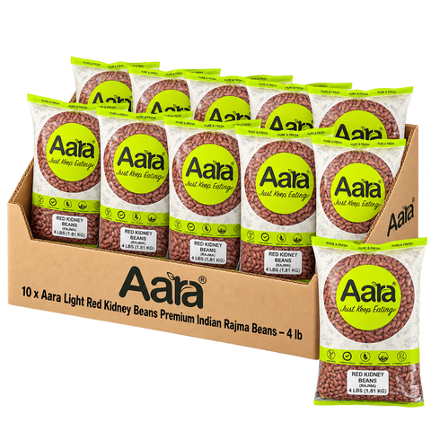 Wholesale Aara Kashmiri Rajama Beans - 4 lb  - 10 Pack (1 Case)