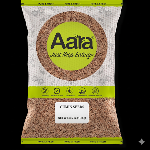 Aara Cumin Seeds (Jeera) Whole | Aromatic Indian Spice