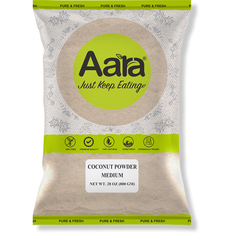 Aara Coconut Powder Medium Premium Indian Cooking and Baking Ingredient