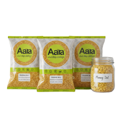 Wholesale Aara Yellow Moong Dal - 4 lb  - 10 Pack (1 Case)