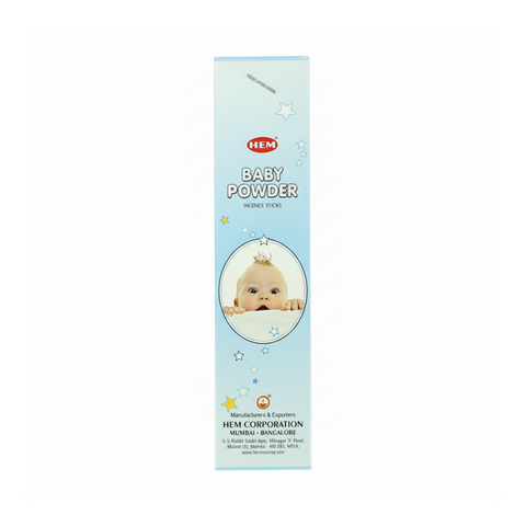 HEM Baby Powder Incense Sticks – 120 Count Bulk Aromatic Sticks