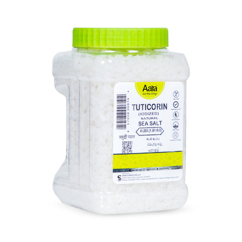 Aara Tuticorin Natural Sea Salt - 2 LB, Unrefined Traditional Indian Salt