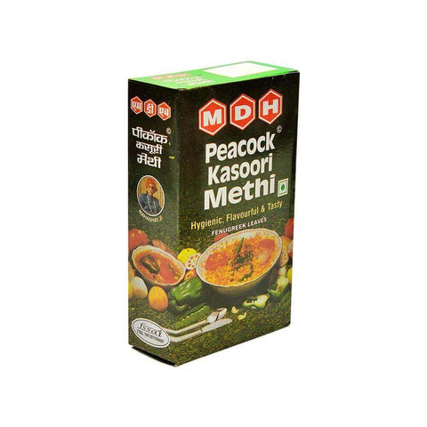MDH Kasoori Methi, 100g x 10 Boxes, Wholesale Pack (1 kg Total) - Dried Fenugreek Leaves