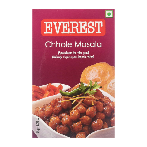 Everest Chole Masala, Authentic Indian Spice Blend, 100g Box