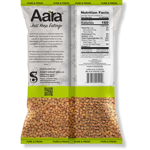 Aara Kala Chana (Black Chickpeas) | Protein-Rich Indian Legume | Premium Quality