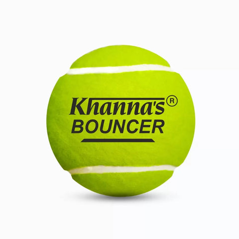 Khanna Tennis Cricket Balls (Bouncer) - 12 Balls