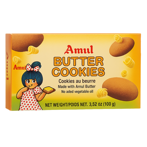 Amul Butter Cookies – 100g (3.52 oz)
