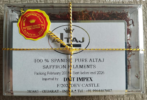 Altaj Premium Saffron | Pure, Handpicked Kesar Threads | Ideal for Cooking, Tea, and Wellness