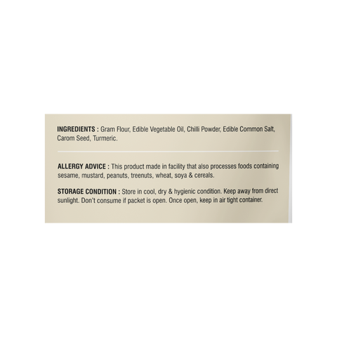 G2I Tikha Gathiya 400g – Spicy Indian Gathiya Snack, Traditional Namkeen