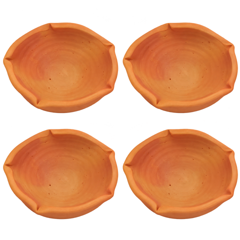 Extra Big Panch Mukhi Diya 4pcs/tray R2