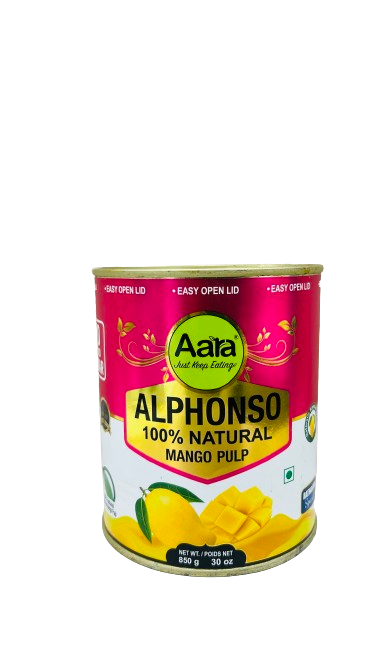 Aara Alphonso Mango Pulp 100% Natural - No Added Sugar